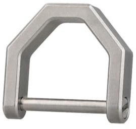 DONGKER Titan Schlüsselringe, Titan D-Form Ringe Schlüsselanhänger, D-Ring Schlüsselschäkel Schraubverschluss für Autoschlüssel und EDC Werkzeuge