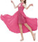 Girl Elegant A-Linien Prinzessinenkleid Vintage Casual Mädchen Ärmellos Einfarbiges Kleid mit Chiffon Rosarot 10-12 Jahre