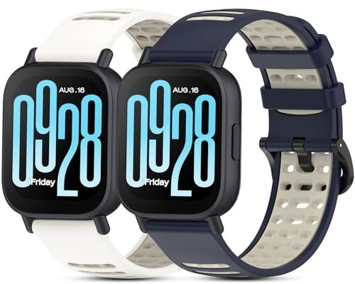 SenMore 2 Stücks Armband kompatibel mit Redmi Watch 5 Active/5 Lite/Xiaomi Mi Watch/Xiaomi Watch S1 Active/S1 Pro/S1/S2/S3/S4/2/2 Pro, 22mm Sport Weiches Silikon Ersatzband für Xiaomi Watch S4.