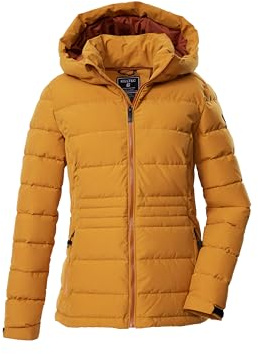 killtec Damen Steppjacke/Jacke in Daunenoptik mit Kapuze KOW 10 WMN QLTD JCKT, inka gold, 40, 43302-000