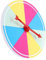 Amosfun Verlosen Rad Teile Einarmiger Bandit Drehscheibe Karnevalsradspinner Shot-roulette-trinkspiel Rad Vermögen Roulette-tisch Preisrad-spinner Preisrad-spiel Teller Roue Plastik