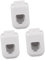 Beaupretty Pcs Toothpaste Holder Toothpaste Dispenser Wall-Mounted Save Space Effortless Squeeze Match Your Decor