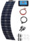 Kit de Panneau Solaire Flexible 200W/400W/800W 12 V-24 V, Module Solaire monocristallin avec contrôleur de Charge (40 A) et câble pour Camping-Car, Bateaux, remorques, système Hors réseau(200W)
