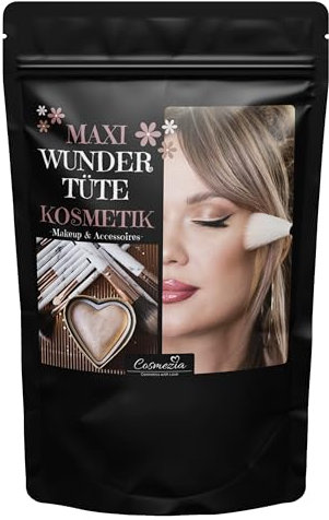 COSMEZIA MAXI Make Up Set Wundertüte Kosmetik Überraschungstüte Makeup Beauty Überraschungsprodukte, Marken Make Up, Lippenstift, Lipgloss, Makeup-Tools, Beauty-Accessoires
