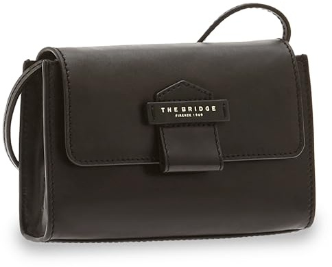 The Bridge Borsa Tracolla Cernaia 44301001 Camera Bag Donna 100% Pelle Nero