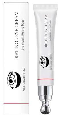 Retinol Boost Augencreme (20g), EffektiveAnti-Falten Augenpflege Creme & wirksame Feuchtigkeitspflege, Hyaluronsäure für jünger & gesund aussehende Haut (1)
