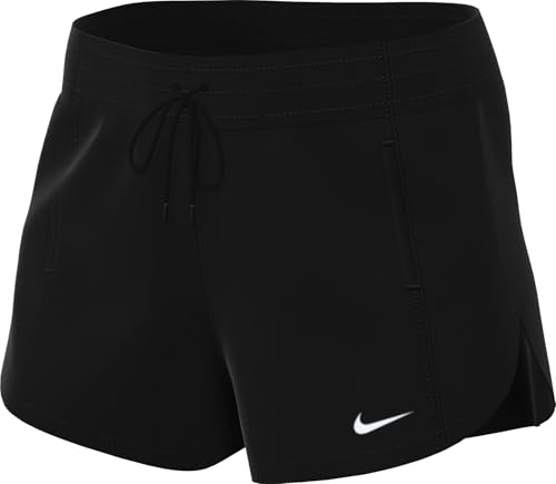 Nike Sportswear Windrunner Shorts Mit Mittelhohem Bund (Damen, Ca. 5 cm), Black/White, HJ1406-010, S
