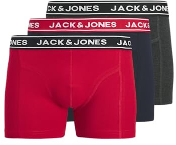 JACK & JONES Herren Jachector Solid Trunks 3 Pack Pls (3er Pack)