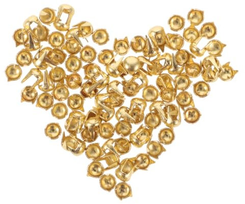 KONTONTY Accesorios para Ropa de muñecas de uñas de Garras Animal de Peluche de Ganchillo Remaches Decorativos Remaches de Garra de de imitación Picos de Oro Metal Dorado