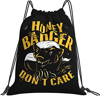 Honigtier Herren Damen Sportrucksack Leicht Gym Bag Hipster Sportbeutel Für Yoga Strand Schule