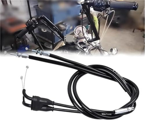 DEMULAX Câble d'accélérateur for Moto RMZ250 RM-Z250 2005-2006 Remplacement du câble d'embrayage(Black 4pairs)