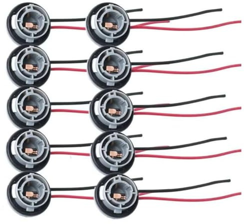 Masslla 10 Stück 1156 382 BA15S Lampenfassung P21W Adapter Auto Lichtsockel Auto LED Lichter Glühbirnensockel Anschluss