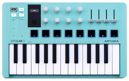 Arturia MiniLab 3 Aquamarine - Midi Keyboard