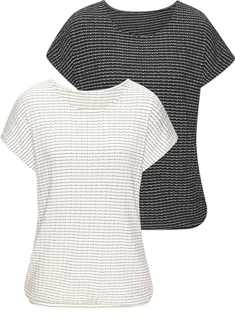 VIVANCE Damen Kurzarmshirt
