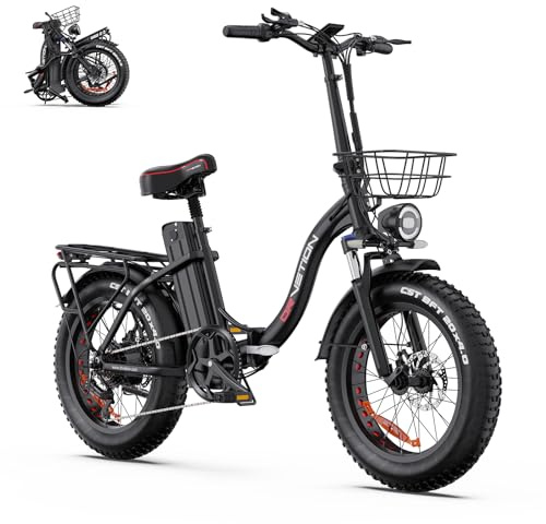 Drvetion E-Bike Klapprad leicht Elektrofahrrad herausnehmbarer 48VAkku | 20 Zoll FatReifen 100-130 kilometer Reichweite 250W Motor 7-Gang Schaltung geeignet für Stadt Landstraße CT20 PRO