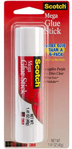 Scotch Mega violet Glue Stick-1,4 onces
