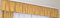 iovivo Querbehang Jana aus Dekostoff mit Ranken Muster Querbehang, gold, 30X600 CM