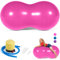 DASKING Peanut Ball for Kids, 90x45cm Anti Burst Inflatable Exercise Yoga Ball with Pump, Gym Quality Fitness Tool for Pregnancy Birth Physio Children Animal Women Men