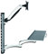 HFTEK® FY02CWS Workfit Workstation Soporte del Monitor Soporte de Pared para Montaje supervisar el Apoyo Montaje de TV Wall Mount Bracket hasta 27 Pulgadas con VESA 75/100 (FY02CWS)
