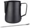 Emsmil 350ml Edelstahl Milchkännchen Kit Milchaufschäumer Kännchen mit Messung Mark und Latte Art Stift Schwarz Milchkanne Barista Aufschäumkännchen Sahnekännchen für Cappuccino Espresso