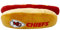 Pets First NFL Kansas City Chiefs Hot Dog Plüsch Hund & Katze Quietschspielzeug - Niedliches Hot-Dog Snack Plüschspielzeug für Hunde & Katzen mit innerem Quietscher & schönem Fußball Team Name/Logo