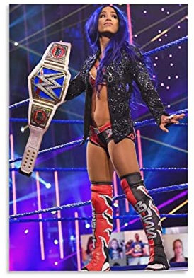 JEYUAN Poster und Drucke 60 * 90cm Senza Cornice Sasha Banks Poster Decorazione Soggiorno Camera da letto Pittura