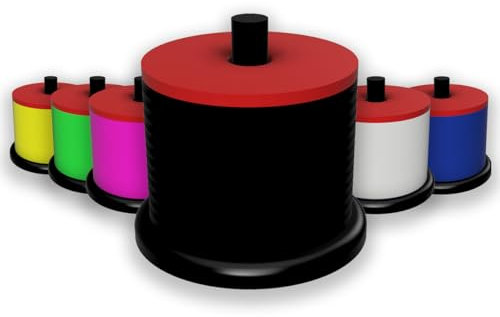 R-Satz Shop Schocken Schockbesteck - Auswahl aus 6 Farben - Schockturm Meiern Knobeln Jule Lügen Partyspiel (Schwarz)