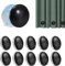 10 Stück Duschvorhanggewichte Duschvorhang Mit Magnet Magnetisch Für Vorhänge Magnet Vorhang Runde Magnetische,Duschvorhang Gewichte Befestigung Schwarze