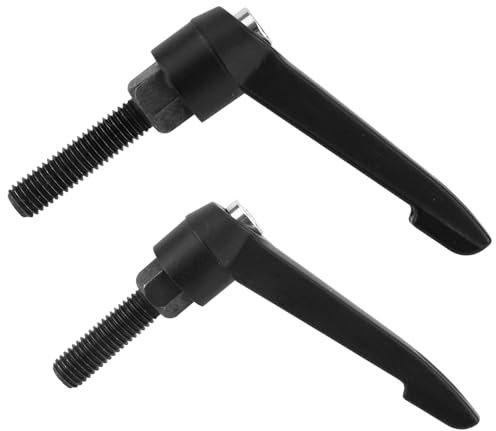 NQEUEPN 2 Stück Schiebeverstellgriffe für Heimtrainersitz und Lenker, L-Griff aus Legierung Heimtrainer-Teile Kompatibel mit Peloton Original Bike & Bike+