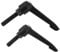 NQEUEPN 2pcs Exercise Bike Seat & Handlebars Slide Adjustment Handles Bar Extender, Alloy L-Handle Exercise Bike Parts Accessories Compatible with Peloton Original Bike & Bike+ Replacement
