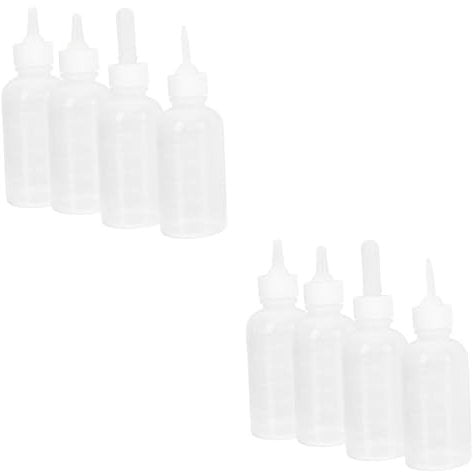 POPETPOP 8 Pcs Dogs and Cats Milk Bottle Medicine Dropper Bottles Kitten Puppy Milk Bottle Milk Feeder Calf Nursing Bottle Breast Bottle for Bottles Pet Plastic White