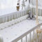 GYCS Seitenschläferkissen Baby Geflochtene Bettschlange Nestchenschlange Babybett Nestchen Bettumrandung Knotenkissen Bettumrandung Bettschlange Knotenkissen Kantenschutz,A03,150CM