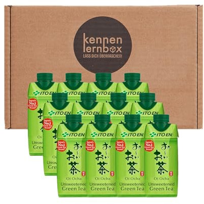 Kennenlernbox | ItoEn Oi-Ocha ungesüßter Grün Tee | 12er Pack (12x 330ml)
