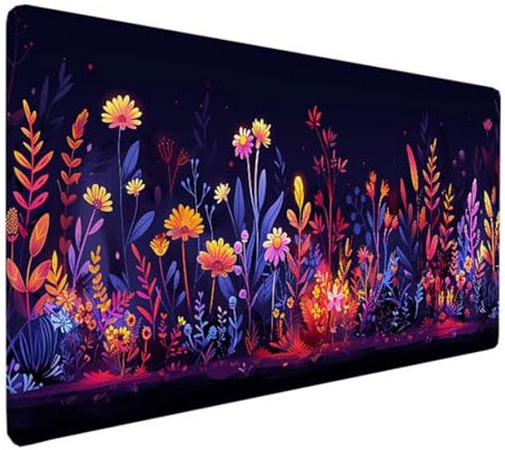 Schreibtischunterlage, Mauspad mit Leder und Rutschfester Wildleder, Mousepad Multifunktionales Mousepad Laptop Schreibunterlage, Tisch-Schutz Unterlage für Büro/Home 800x400x3mm, Blau Anlage R-1