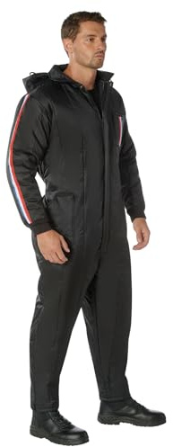 Rothco Insulated Ski and Rescue Suit – One Piece Jumpsuit for Cold Winter Weather – Waterproof Snowsuit with Removeable Hood – XL