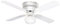 Litex CC42WW4 °C Celeste Collection 42 Inch Ceiling Fan with Four Reversible White/Whitewash Blades and Single Light Kit with White Opal Glass by Ellington