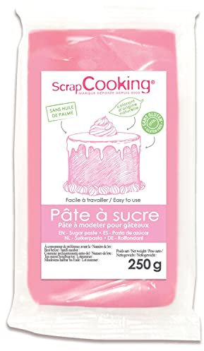 Pasta di zucchero rosa aroma vaniglia