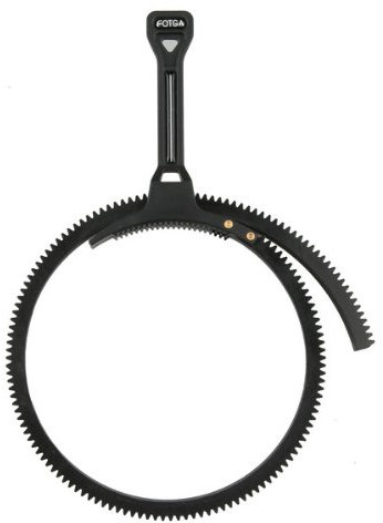 FOTGA Griff Follow Fokus Zoom und Gangschaltungskabel Ring f¨¹r alle DSLR- und Videoobjektive (Schwarz)