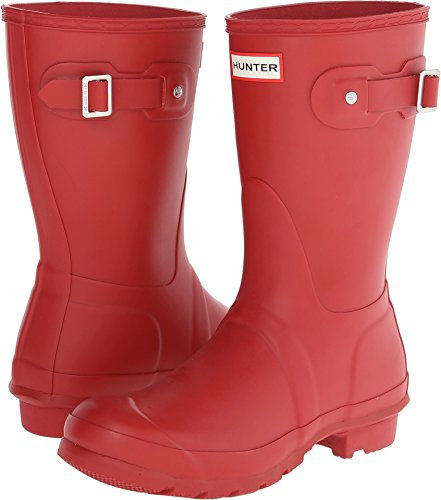 Hunter Original Short - Stivali Donna, Rosso (Military Red), 40/41 EU (7 UK)