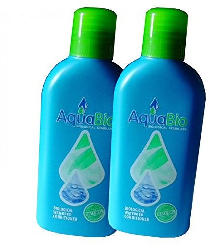 AquaBio biologischer Wasserbett Konditionierer Superkonzentrat 140ml (2er Pack)