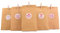 ewtshop® Geschenktütenset Natur, 72tlg., 24 Geschenktüten + 24 Aufkleber + 24 Mini-Holzklammern; Geschenkbeutel für Geschenke aller Art, Plätzchen, Kekse uvm.
