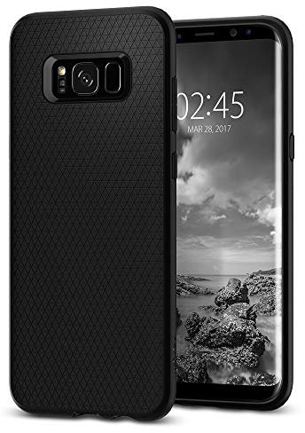 Spigen Liquid Air Hülle Kompatibel mit Samsung Galaxy S8 -Schwarz