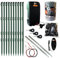 Ellofence Weidezaun - Gartenset komplett mit Weidezaungerät, 10 grünen Pfählen, 200m Litze, Tester - Extrem leise! 230V