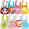 Lictin 8 Stück Lätzchen Baby Bib Set ，Baby Lätzchen Dreieckstuch Baby Sabberlätzchen Baby ，Asserdicht Lätzchen Unisex Baby Lätzchen Abwaschbar für 6-36 Monaten Alt