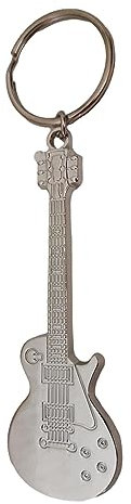 Gifticuffs Guitar Bottle Opener Keyring. Solid Metal Les Paul Model