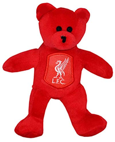 Redify Offizielles Liverpool Fußballwappen Plüsch-Maskottchen-Beanie-Bär, Bär, 20 cm, Sammlerstück, Geschenk, Dekoration