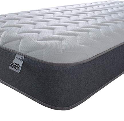 Starlight Beds, Doppelbett-Matratze, Memory-Gewebe, Weiß/Grau, 137 cm