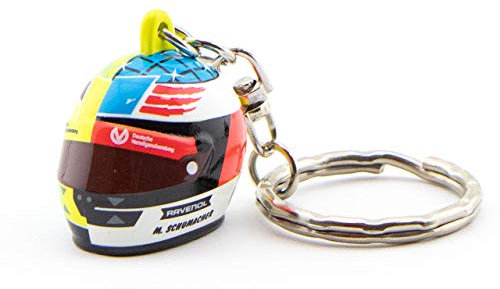 MBA-SPORT Mick Schumacher 3D Schlüsselanhänger Helm 2017 Spa