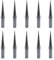 ETS Lötspitze für Lötkolben lang konisch rund 0,04 mm für WESD50 WES50 WESD51 WES51 PES50 LR20 PES51 LR21 WE1010EU WE1010 Lötkolbenspitzen 10 Stück