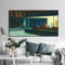Wandkunst Gemälde Wand Leinwand Kunst Poster und Drucke Nighthawks von Edward Hopper Bilder für Wohnzimmer Wohnkultur 60x120cm(24''x47'') Innenrahmen